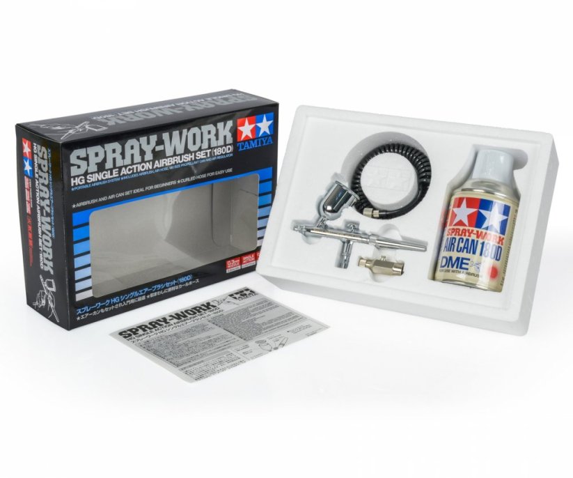 TAMIYA HG Single Airbrush Set 180D