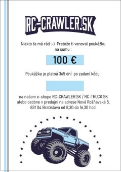 Poukážka na nákup e-shop alebo predajňa